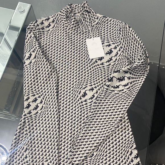 MARINE SERRE Large 
Printed stretch-jersey top - Picture 2 of 5